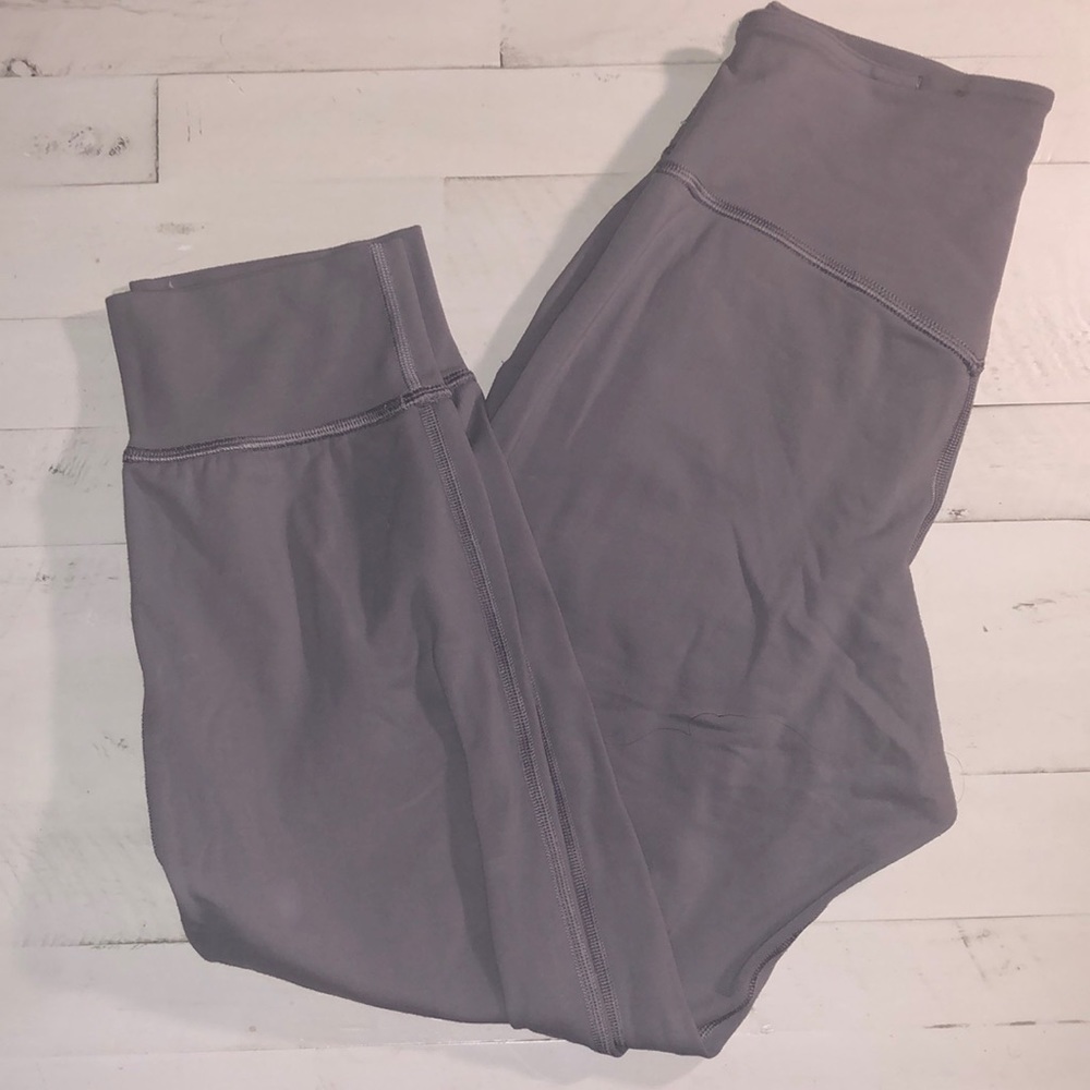 lululemon grey align jogger crop